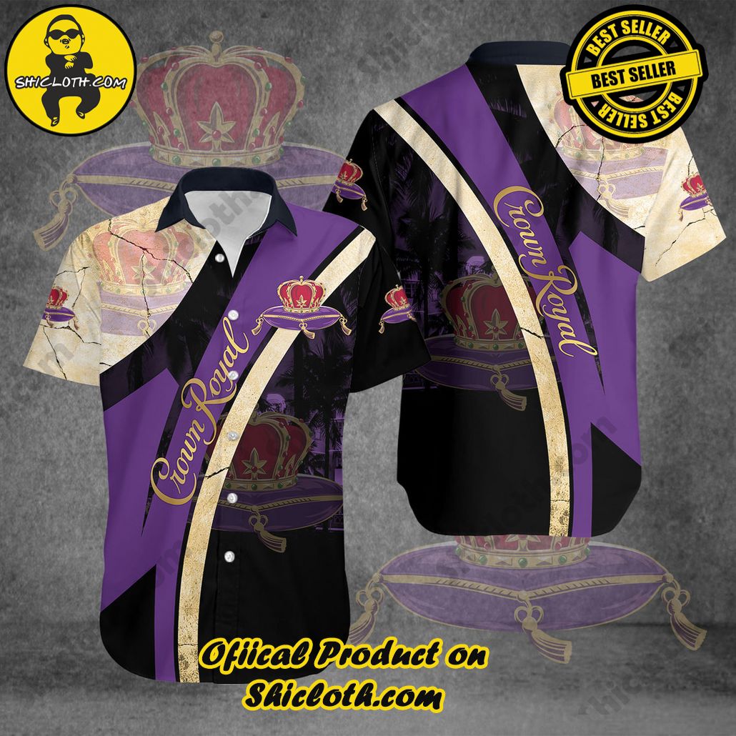 Discover Island Elegance: Shiclothshop's Style Summer Hawaiian Shirt 60 Crown Royal V6 Style Summer Hawaiian Shirt