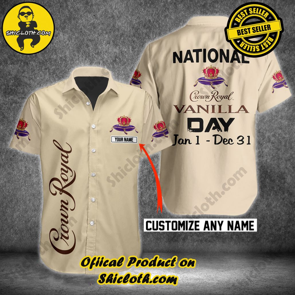 Explore Paradise: Introducing Shicloth's Hawaiian Shirt and Shorts Set 27 Crown Royal Vanilla National Day Custom Hawaiian Shirt