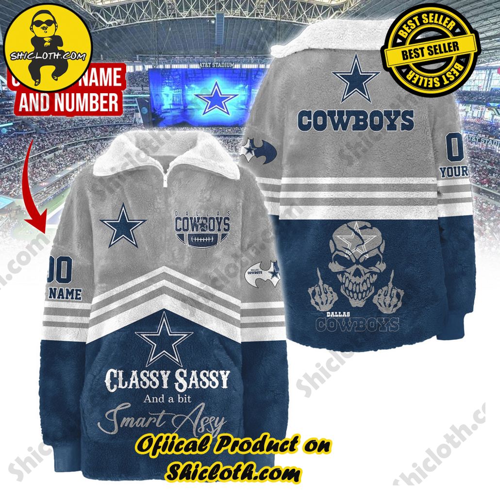Custom Name Dallas Cowboys Borg Fleece Sweatshirt Custom Name Dallas Cowboys Borg Fleece Sweatshirt