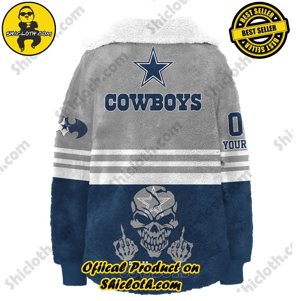 Custom Name Dallas Cowboys Borg Fleece Sweatshirt Custom Name Dallas Cowboys Borg Fleece Sweatshirt