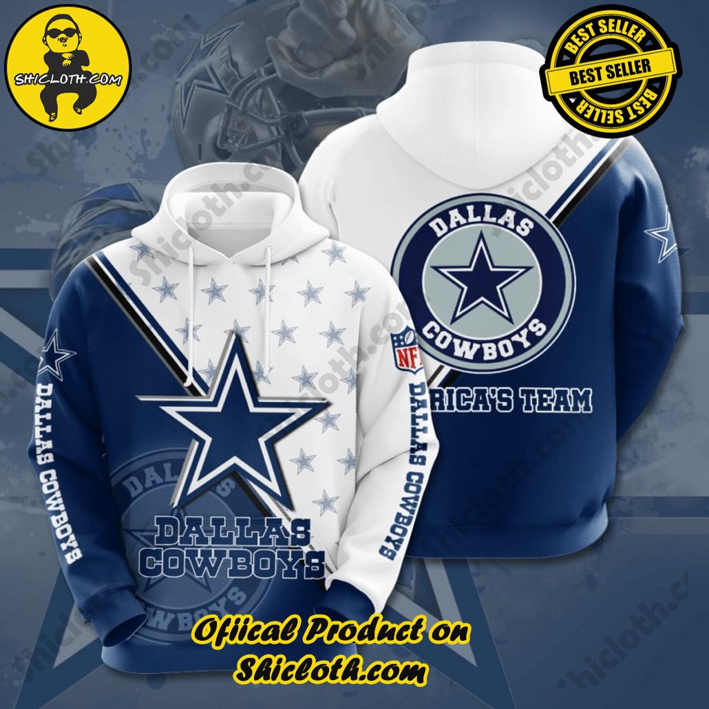 Elevate Your Casual Style with Shicloth's Hoodie and Zipper Hoodie Collection 21 Dallas Cowboys NFL Team Hoodie