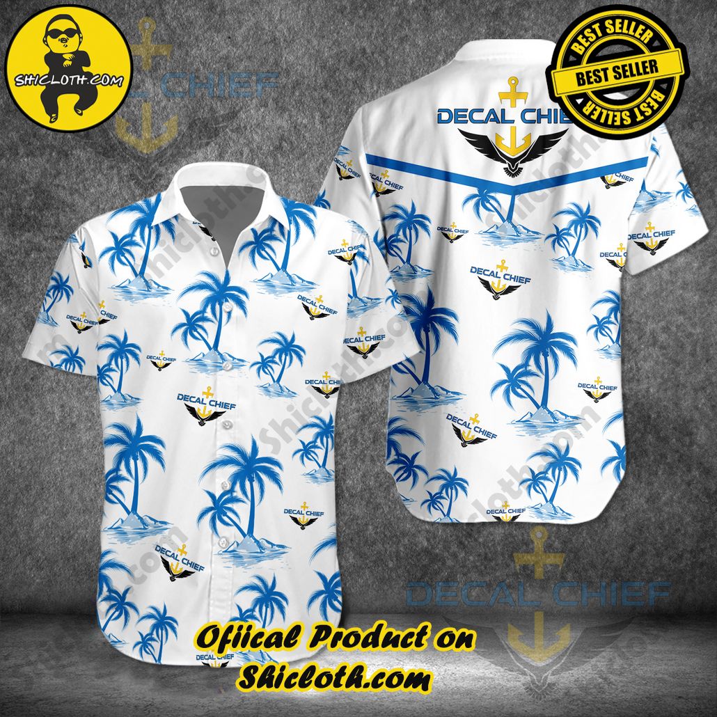 Tropical Vibes Meet Classic Elegance: Explore Shicloth's Button and Hawaiian Shirt Collection 37 Decal Chief Tropical Button Shirt
