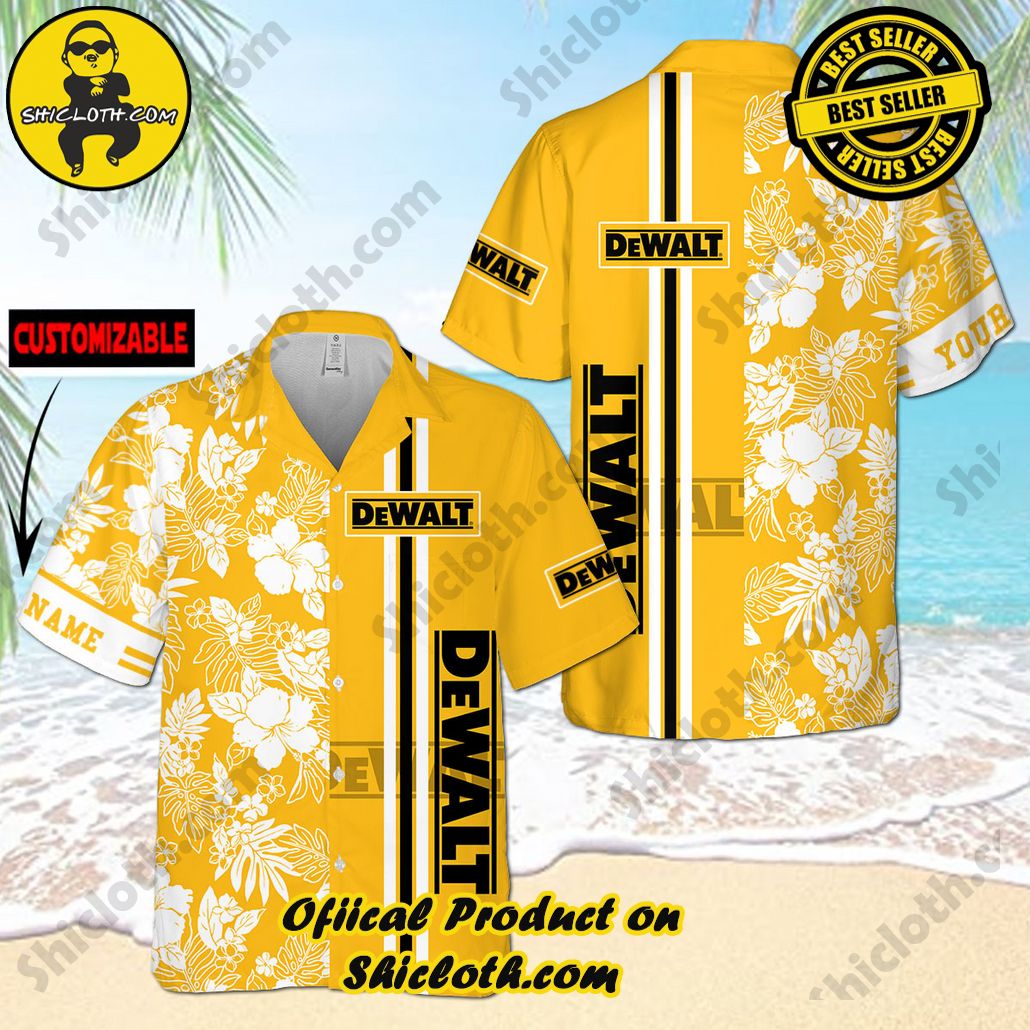Hot Trending Explore Paradise: Introducing Shicloth's Hawaiian Shirt and Shorts Set 20 Dewalt Personalized Hawaiian Shirt