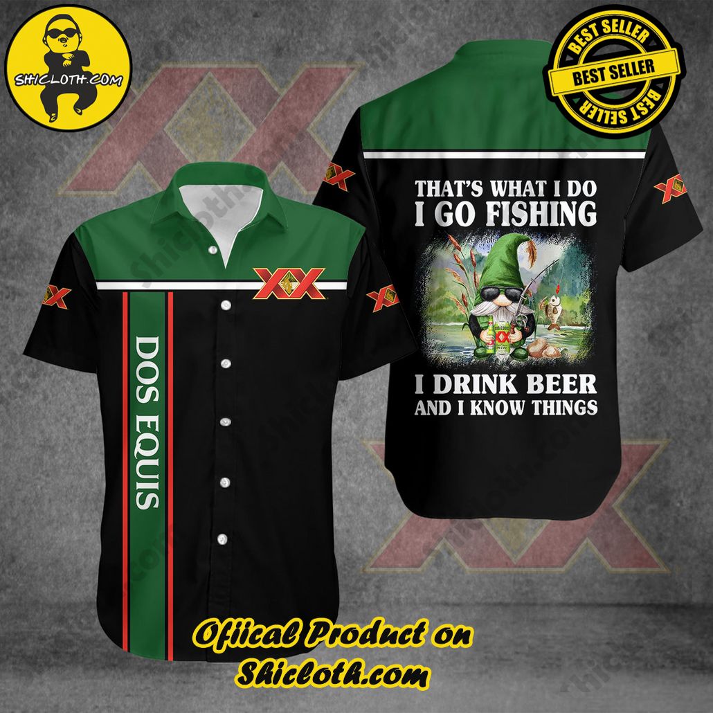 Discover Island Elegance: Shiclothshop's Style Summer Hawaiian Shirt 66 Dos Equis Fishing Style Summer Hawaiian Shirt