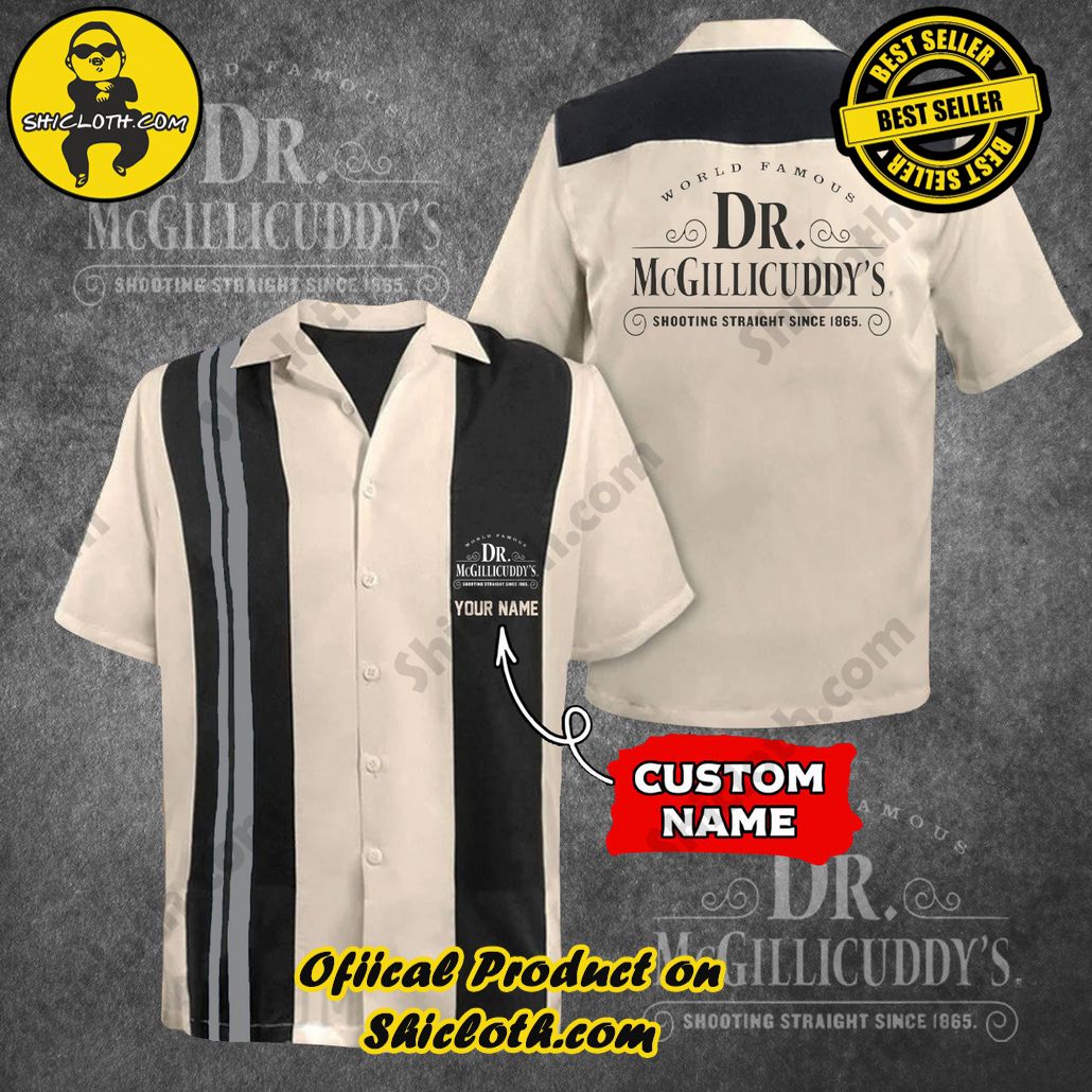 Discover Island Elegance: Shiclothshop's Style Summer Hawaiian Shirt 67 Dr. McGillicuddy Bowling Shirt