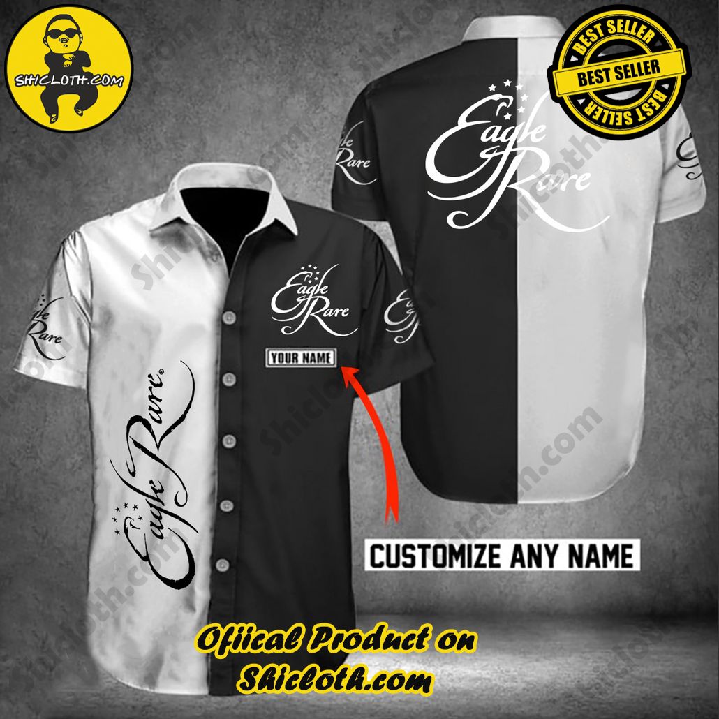 Explore Paradise: Introducing Shicloth's Hawaiian Shirt and Shorts Set 34 Eagle Rare Personalized Multicolor Button Shirt