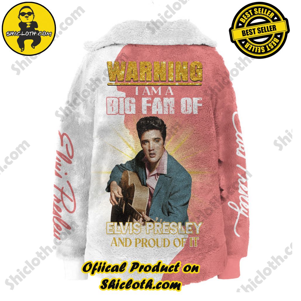 Elvis Presley King of Rock And Roll Women’s Borg Fleece Sweatshirt Elvis Presley King of Rock And Roll Women’s Borg Fleece Sweatshirt