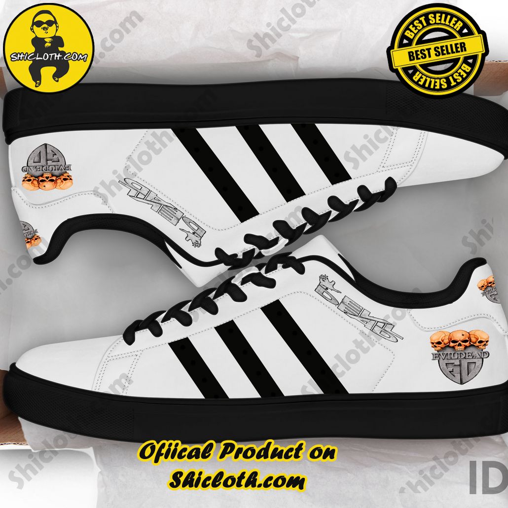 Step into Timeless Style: Introducing Shicloth's Stan Smith Shoes 28 Evildead Band Adidas Stan Smith Low Top Shoes
