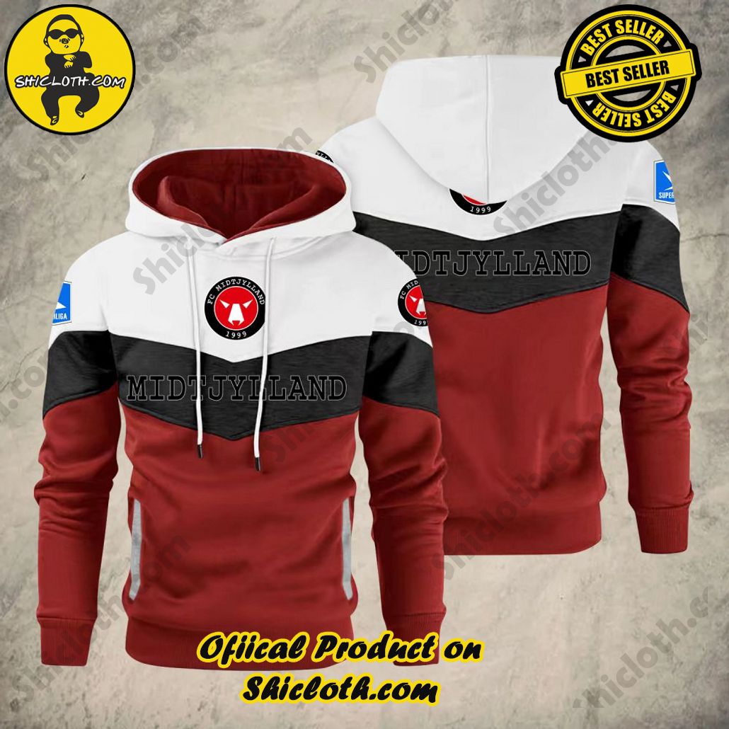 Get Cozy in Style: Introducing Shicloth's Patchwork Hoodie 11 FC Midtjylland Superliga & 1st Division Patchwork Hoodie
