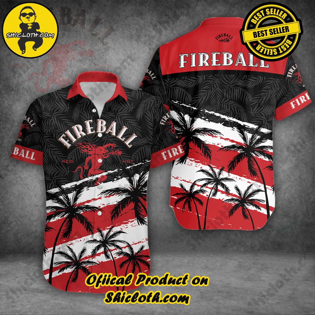 Get Summer Ready: Discover Shicloth's Hawaiian Shirt and Shorts Set Collection 33 Fireball Hawaiian Shirt