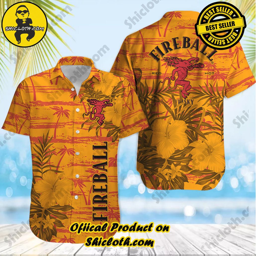 Tropical Vibes: Introducing Shicloth's Hawaiian Shirt 34 Fireball Tropical Hawaiian Shirt