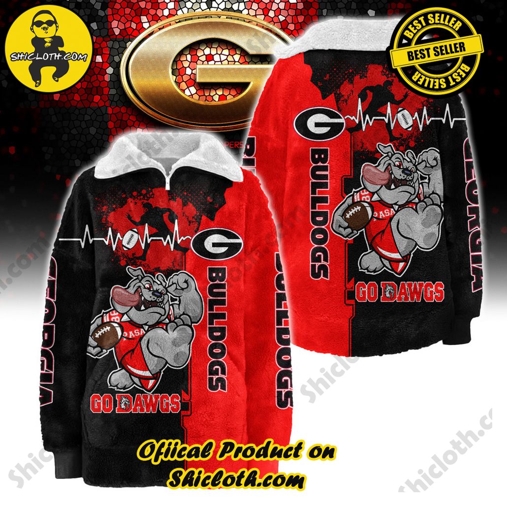 Georgia Bulldogs Borg Fleece Sweatshirt Georgia Bulldogs Borg Fleece Sweatshirt