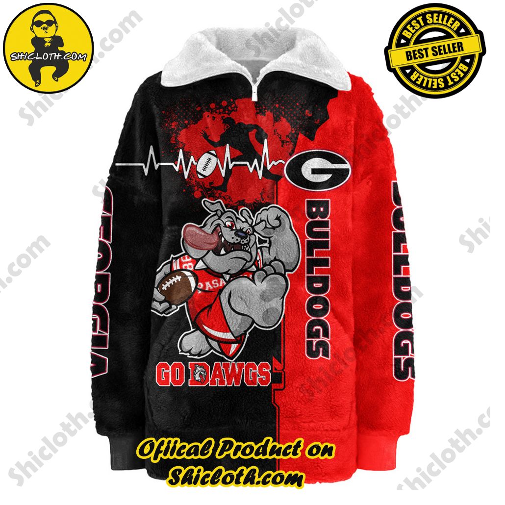 Georgia Bulldogs Borg Fleece Sweatshirt Georgia Bulldogs Borg Fleece Sweatshirt
