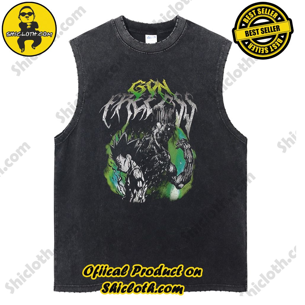 Gon Freecss V2 Vintage Washed Tank Top