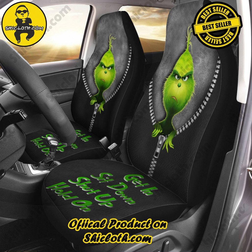 Grinch 2PCS Car Seat Cover Grinch 2PCS Car Seat Cover
