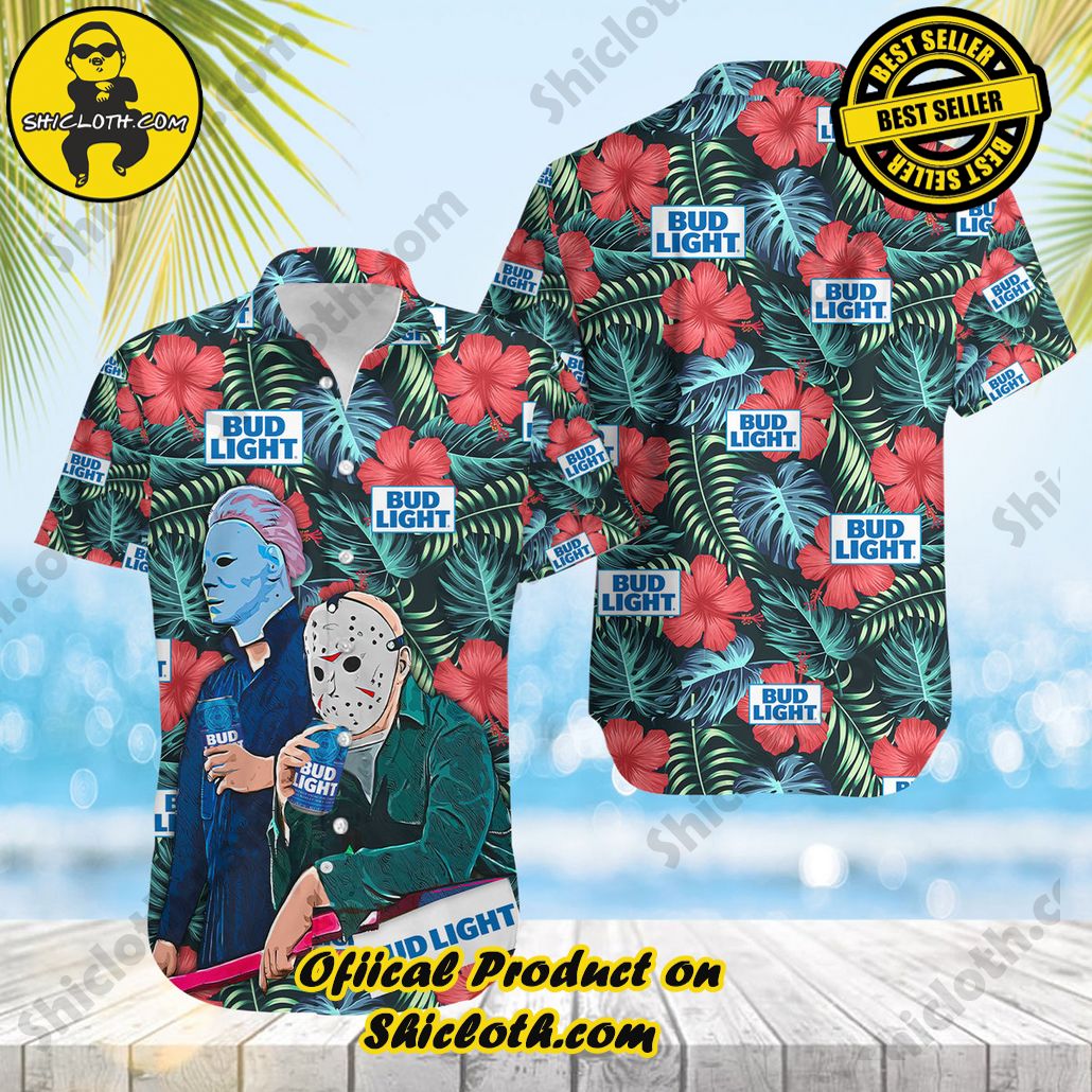 Tropical Vibes: Introducing Shicloth's Hawaiian Shirt 37 Halloween Bud Light Hawaiian Shirt