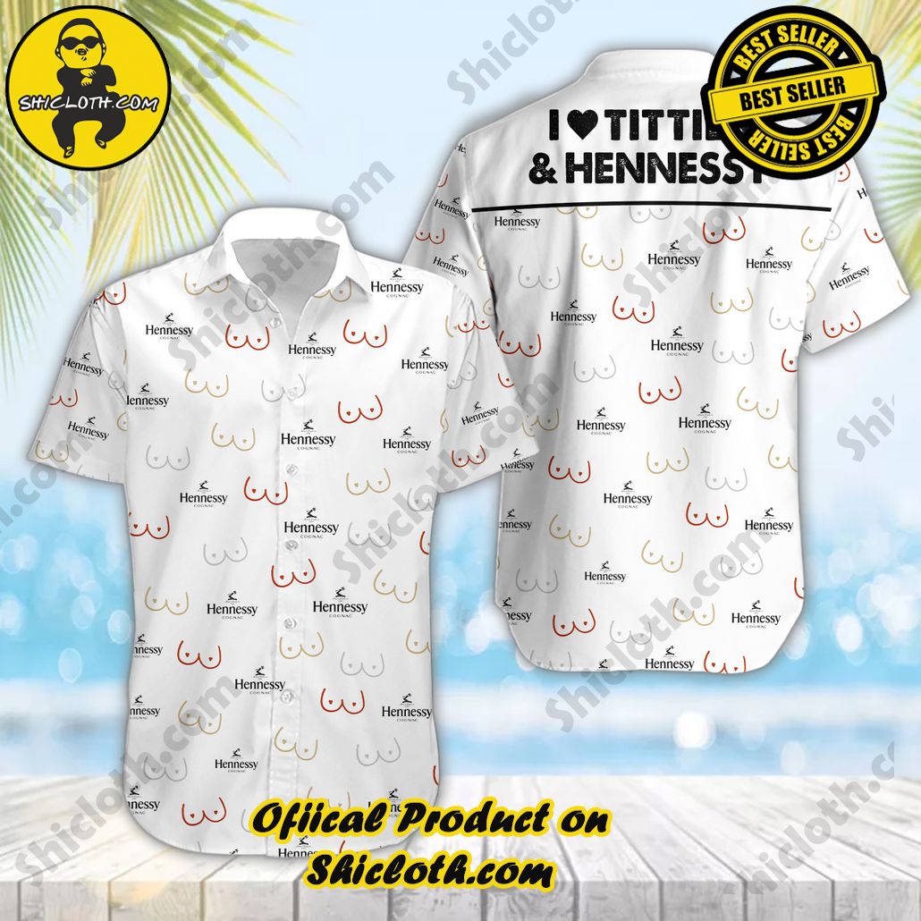 Tropical Vibes: Introducing Shicloth's Hawaiian Shirt 38 Hennessy And Titties Button Shirt
