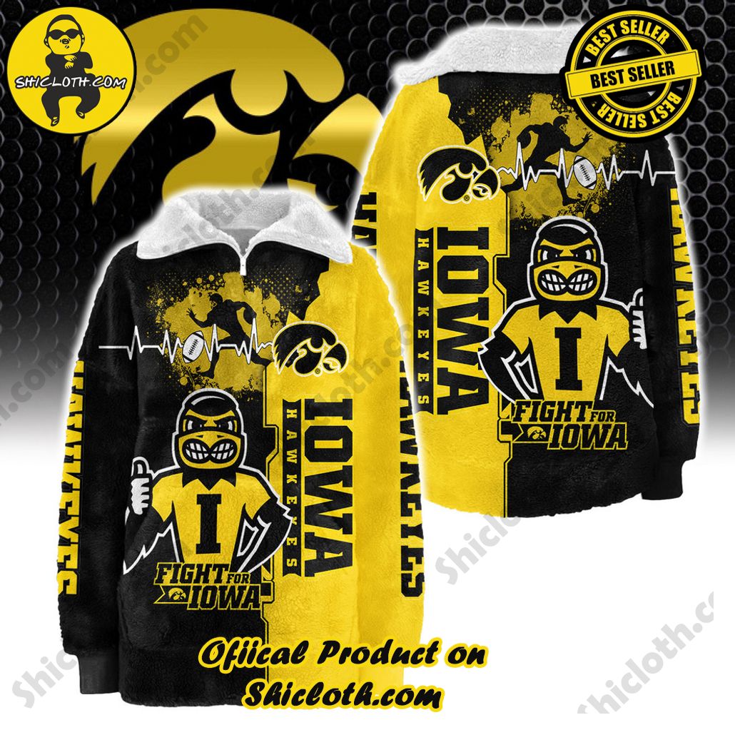 Iowa Hawkeyes Fight For Iowa Borg Fleece Sweatshirt Iowa Hawkeyes Fight For Iowa Borg Fleece Sweatshirt