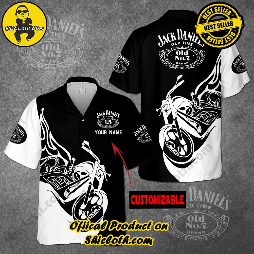 Tropical Vibes: Introducing Shicloth's Hawaiian Shirt 40 Jack Daniel Is Custom Name Motorcycle Hawaiian Shirt