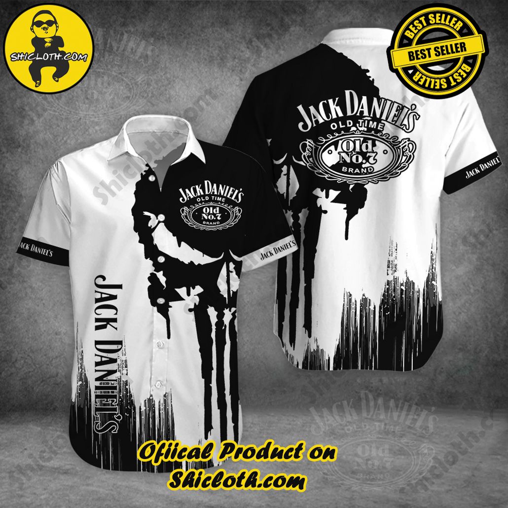 Hot Trending Explore Paradise: Introducing Shicloth's Hawaiian Shirt and Shorts Set 27 Jack Daniels Skull Button Shirt