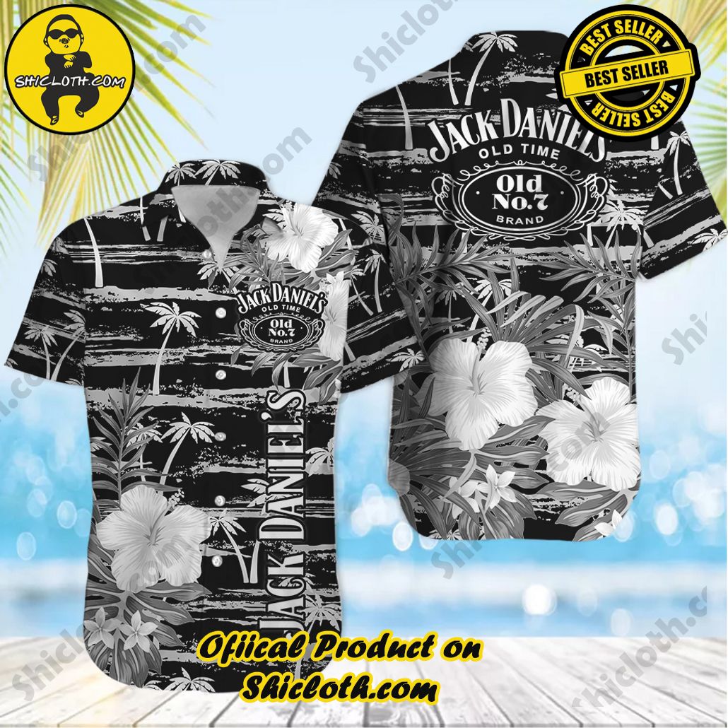 Tropical Vibes: Introducing Shicloth's Hawaiian Shirt 45 Jack Daniels Tropical Hawaiian Shirt
