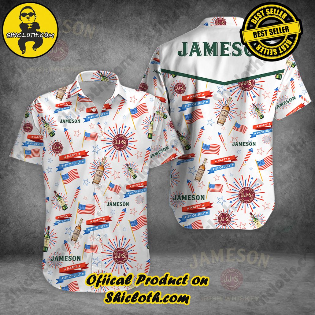 Tropical Vibes: Introducing Shicloth's Hawaiian Shirt 49 Jameson Independence Day Button Shirt