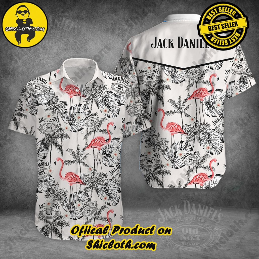 Tropical Vibes: Introducing Shicloth's Hawaiian Shirt 51 JD Flamingo Button Shirt