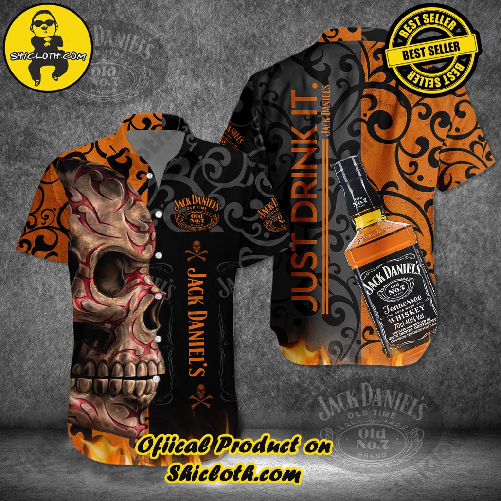 Discover Island Elegance: Shiclothshop's Style Summer Hawaiian Shirt 70 JD Skull Button Shirt