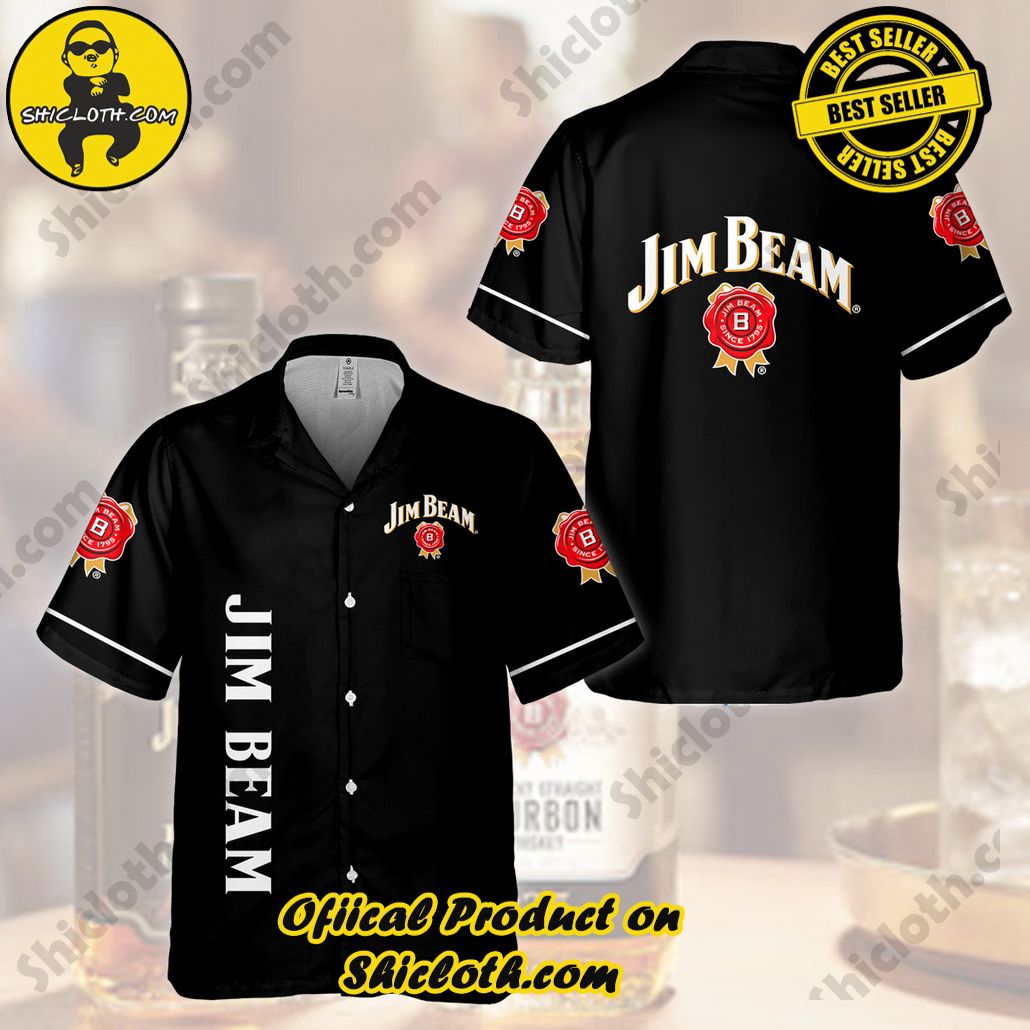 Tropical Vibes: Introducing Shicloth's Hawaiian Shirt 52 Jim Beam Hawaiian Shirt