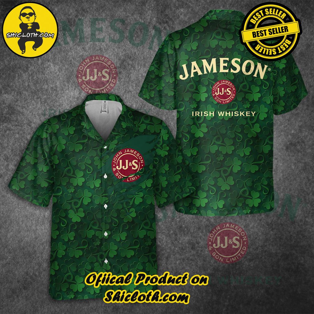 Embrace Island Vibes: Introducing Shicloth's Tropical Paradise Apparel Hawaiian Shirt 63 JMS St Patrick’s Day Tropical Paradise Apparel Hawaiian Shirt