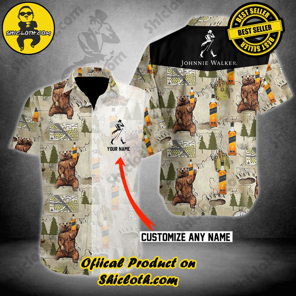 Hot Trending Explore Paradise: Introducing Shicloth's Hawaiian Shirt and Shorts Set 32 Johnnie Walker Custom Name Hawaiian Shirt