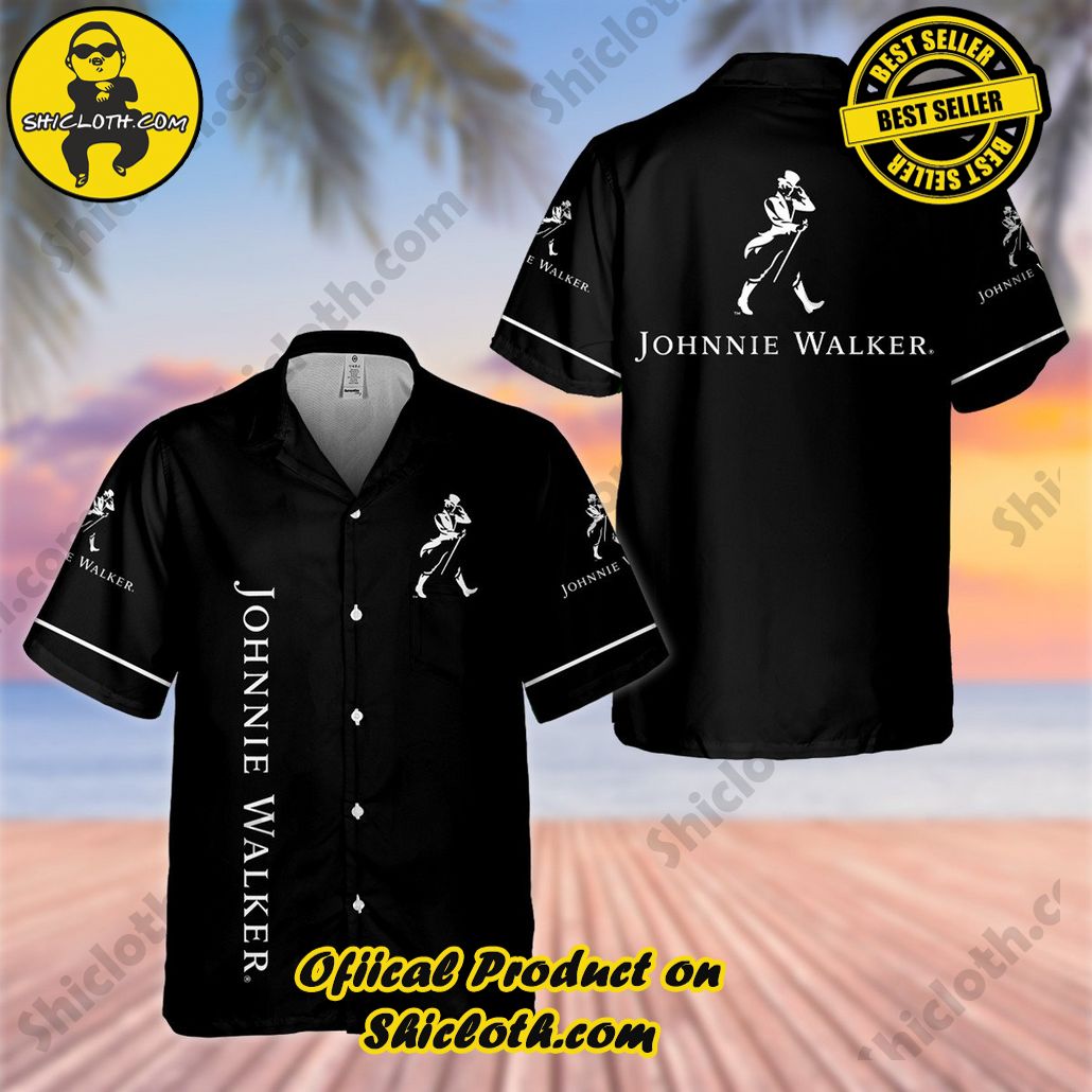 Stylish Sophistication: Introducing Shicloth's Button Shirt Collection 37 JW Whisky Hawaiian Shirt