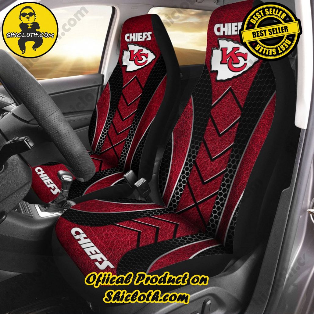 Kansas City Chiefs 2PCS Car Seat Cover Kansas City Chiefs 2PCS Car Seat Cover