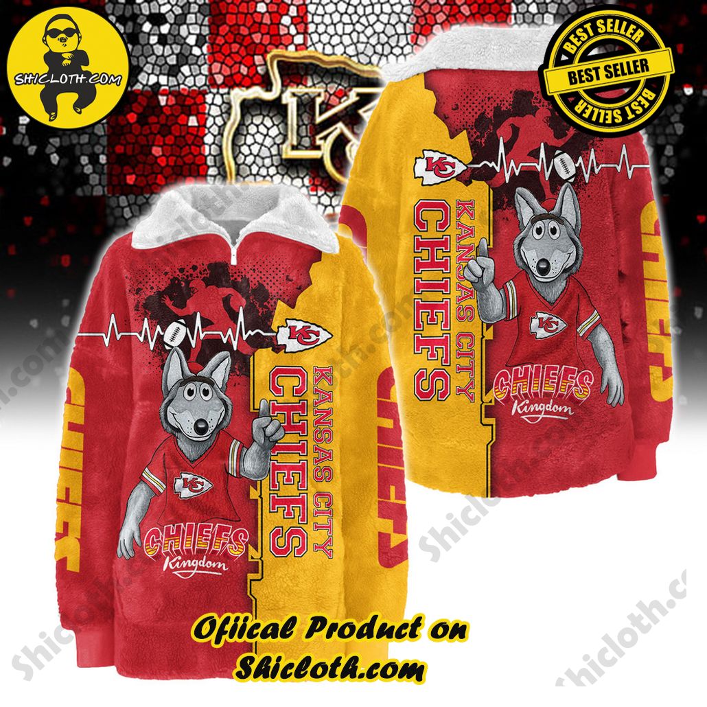 Kansas City Chiefs Borg Fleece Sweatshirt Kansas City Chiefs Borg Fleece Sweatshirt