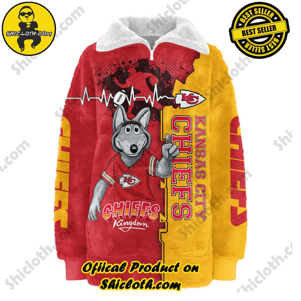 Kansas City Chiefs Borg Fleece Sweatshirt Kansas City Chiefs Borg Fleece Sweatshirt