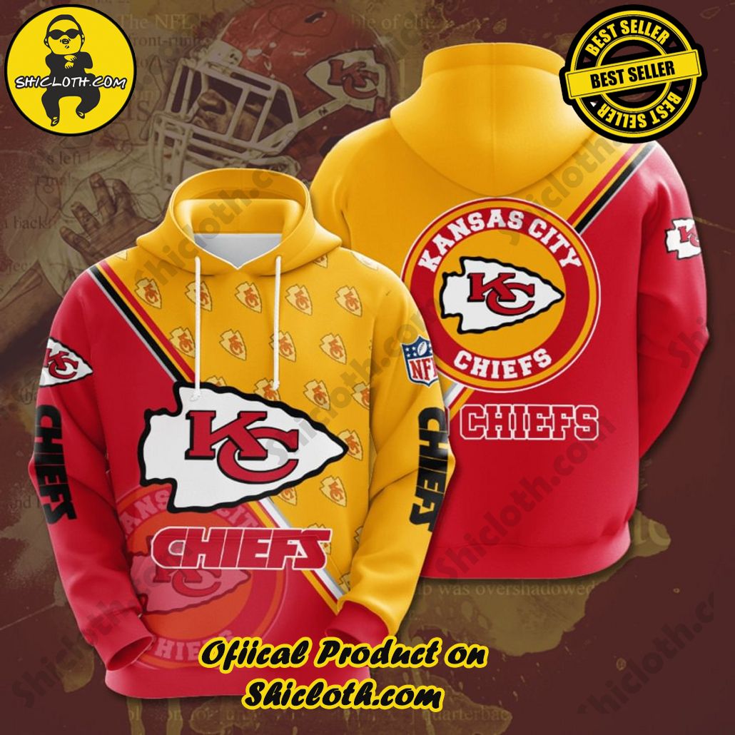 Elevate Your Casual Style with Shicloth's Hoodie and Zipper Hoodie Collection 36 Kansas City Chiefs NFL Team Hoodie