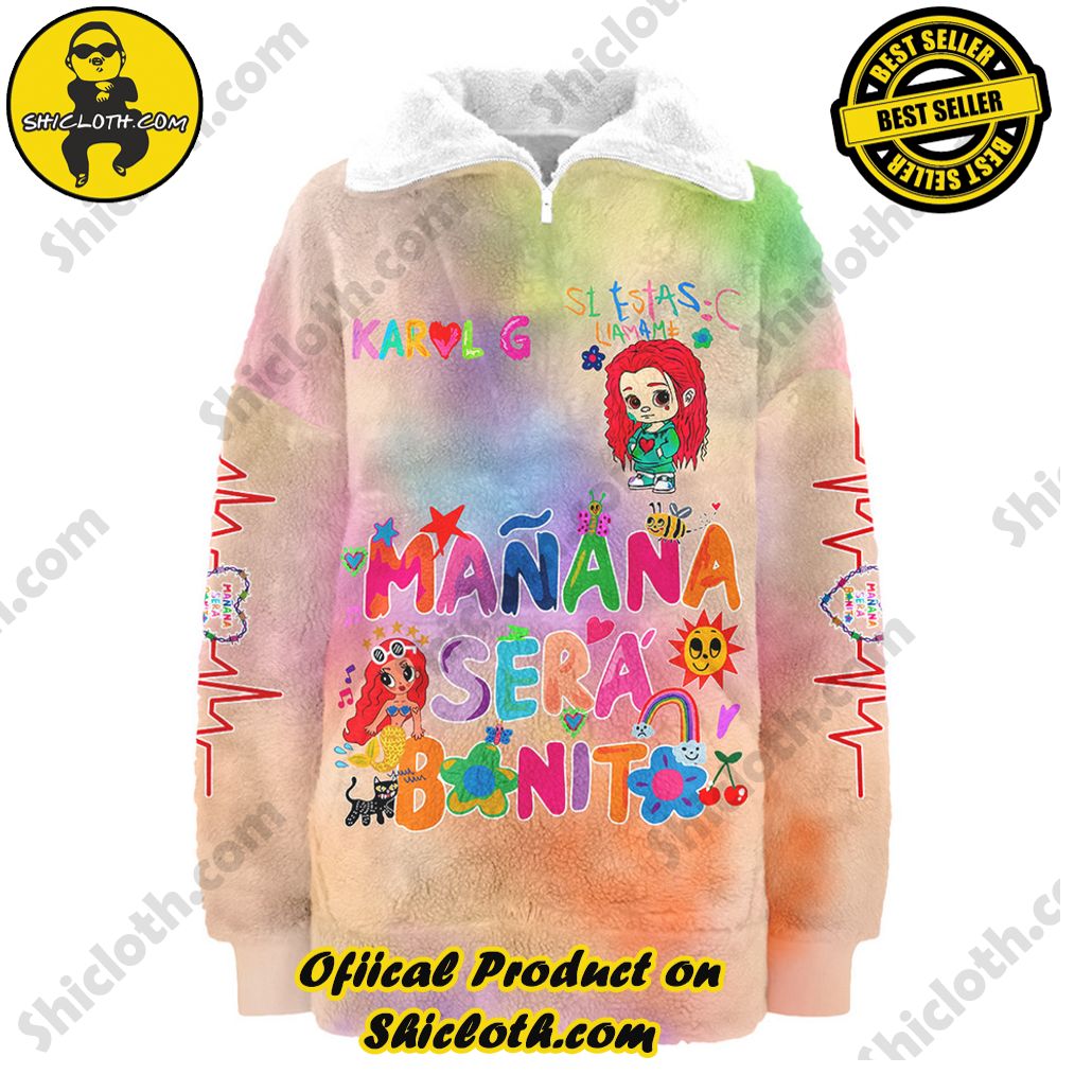 Karol G Manana Sera Bonito Borg Fleece Sweatshirt Karol G Manana Sera Bonito Borg Fleece Sweatshirt