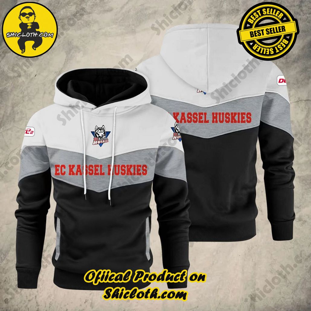 Discover Unique Style: Introducing Shicloth's Patchwork Hoodie 19 Kassel Huskies DEL & DEL 2 Patchwork Hoodie