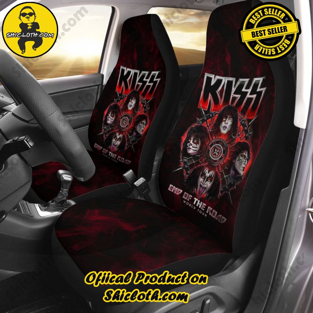 Kiss Band 2PCS Car Seat Cover Version 1 Kiss Band 2PCS Car Seat Cover Version 1