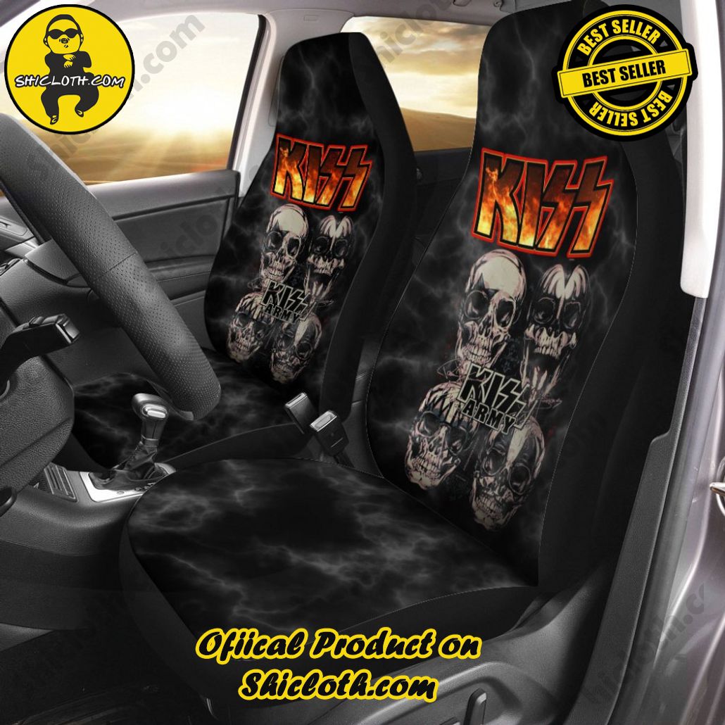 Kiss Band 2PCS Car Seat Cover Version 2 Kiss Band 2PCS Car Seat Cover Version 2