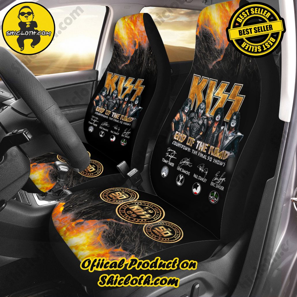 Kiss Band 2PCS Car Seat Cover Version 3 Kiss Band 2PCS Car Seat Cover Version 3