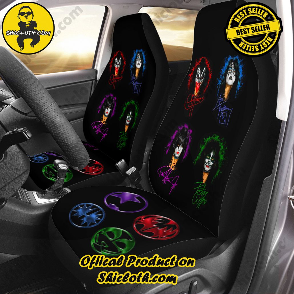 Kiss Band 2PCS Car Seat Cover Version 6 Kiss Band 2PCS Car Seat Cover Version 6