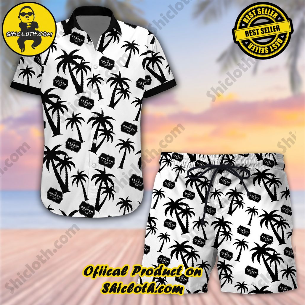 Hot Trending Explore Paradise: Introducing Shicloth's Hawaiian Shirt and Shorts Set 34 Kraken Rum Hawaiian Shirt and Shorts Set