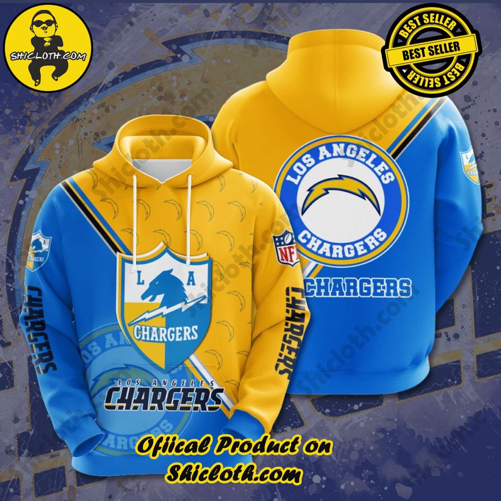 Elevate Your Casual Style with Shicloth's Hoodie and Zipper Hoodie Collection 40 Los Angeles Chargers NFL Team Hoodie