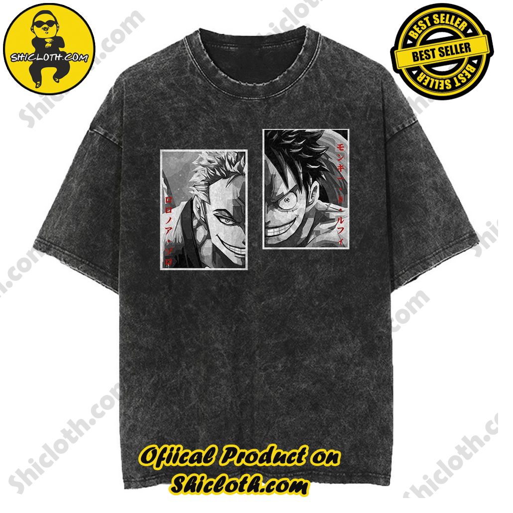 Luffy X Zoro Vintage Oversize Tee