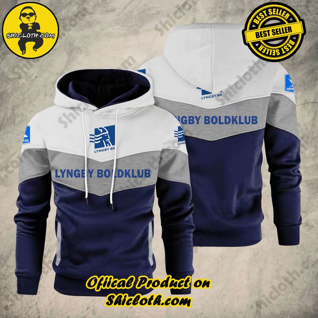 Get Cozy in Style: Introducing Shicloth's Patchwork Hoodie 18 Lyngby Boldklub Superliga & 1st Division Patchwork Hoodie