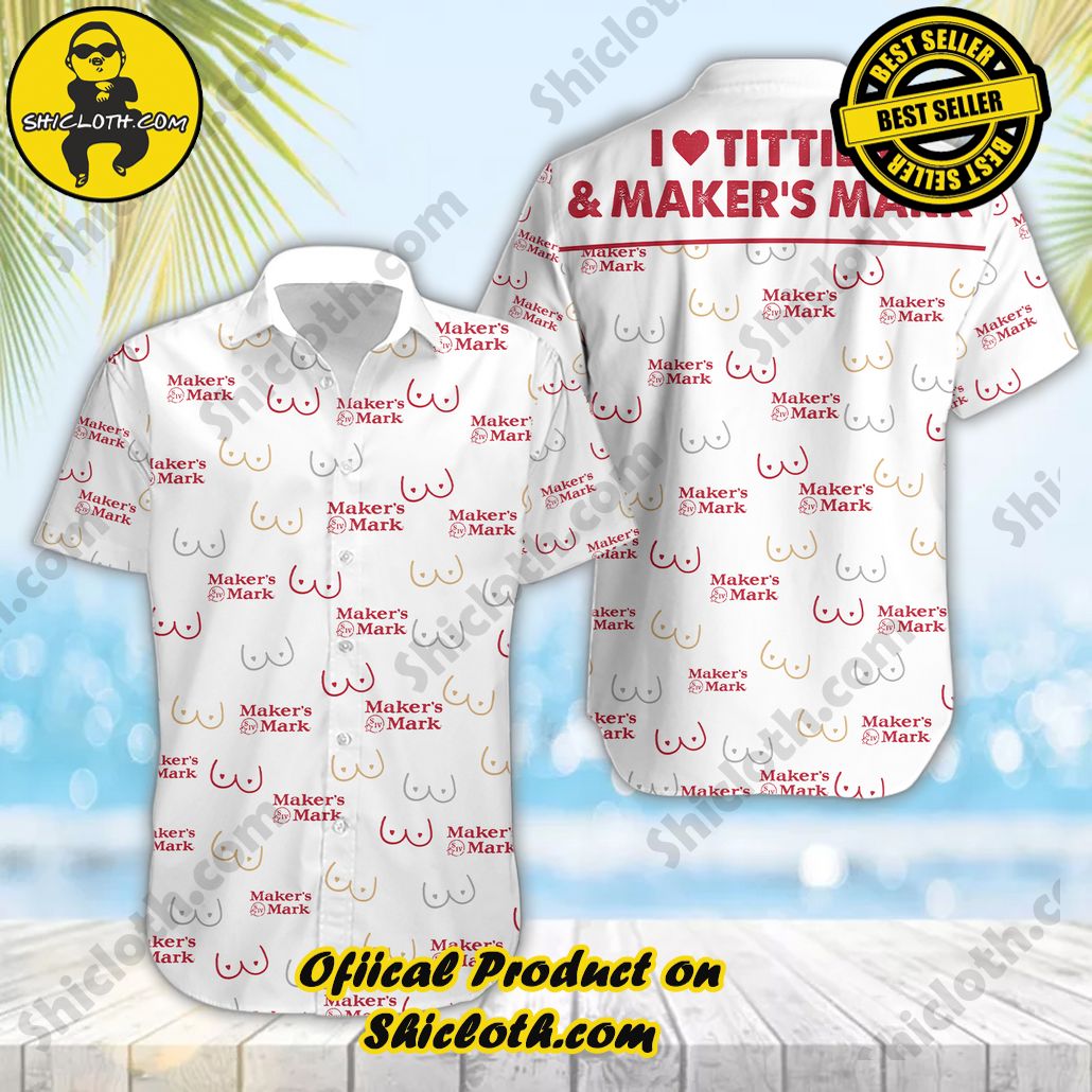 Stylish Sophistication: Introducing Shicloth's Button Shirt Collection 42 Maker’s Mark And Titties Button Shirt