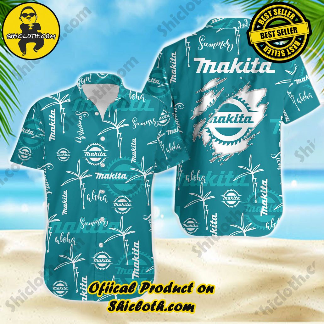 Hot Trending Explore Paradise: Introducing Shicloth's Hawaiian Shirt and Shorts Set 36 Makita Button Shirt Version 2