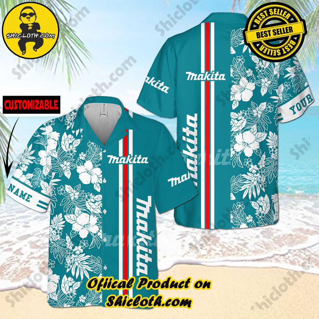 Hot Trending Explore Paradise: Introducing Shicloth's Hawaiian Shirt and Shorts Set 39 Makita Personalized Hawaiian Shirt