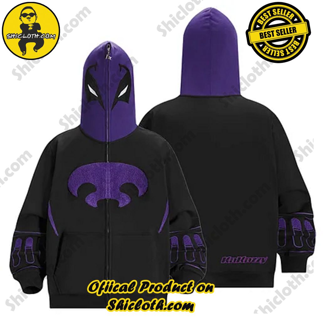 Elevate Your Wardrobe with Shicloth's Hoodie, Zipper Hoodie, and Sweatshirt Collection 4 Marvel Super Hero Dark Purple Spider Hoodie Zipper Sweatshirt